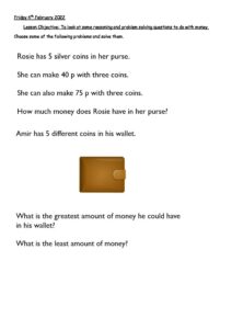 Maths Worksheet 04.02.22